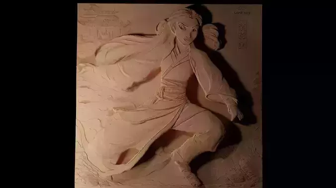 Mulan CNC 3d Print High Relief Sand Casting