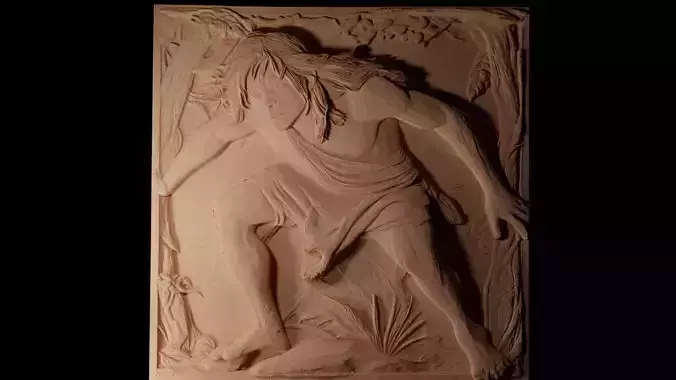 Mowgli The Jungle Book CNC 3d Print High Relief Sand Casting