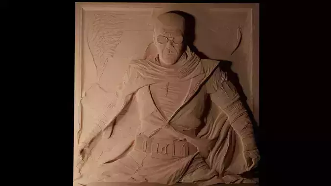 Morpheus The Matrix CNC 3d Print High Relief Sand Casting