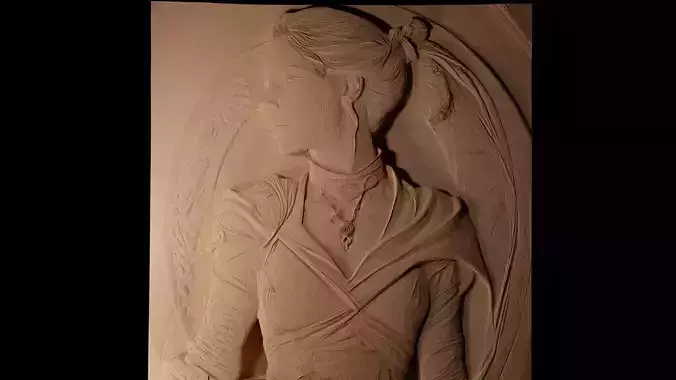 Moiraine Damodred CNC 3d Print High Relief Sand Casting