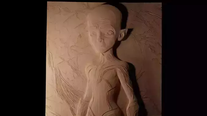 Megamind Megamind CNC 3d Print High Relief Sand Casting