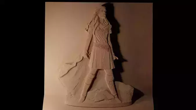 Eilonwy CNC 3d Print High Relief Sand Casting