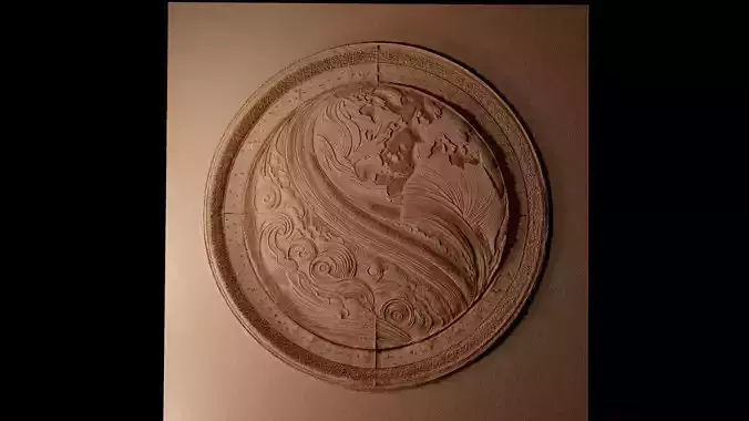 Earth CNC 3d Print High Relief Sand Casting 3D print model