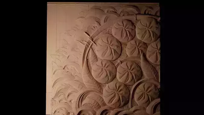 Dumplings CNC 3d Print High Relief Sand Casting