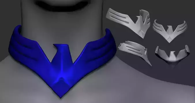 MARIN DE AGUILE - NECKLACE 3D print model