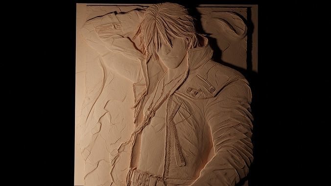 Dante Devil May Cry CNC 3d Print High Relief Sand Casting 3D print model