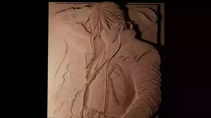 Dante Devil May Cry CNC 3d Print High Relief Sand Casting