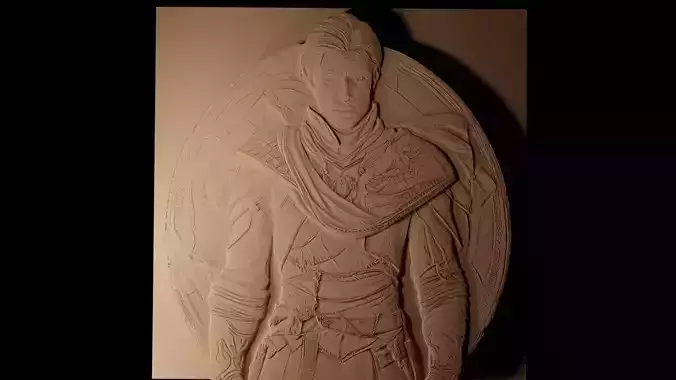 Dalinar Kholin CNC 3d Print High Relief Sand Casting