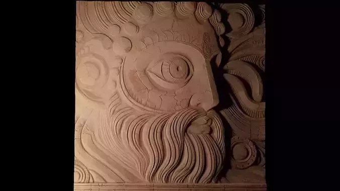 Cyclops CNC 3d Print High Relief Sand Casting