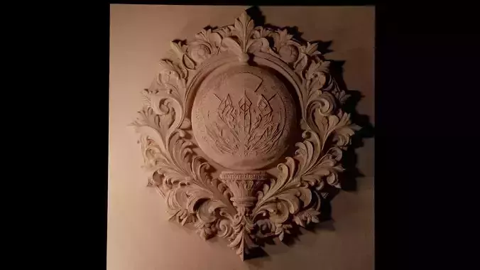 Crystal Ball CNC 3d Print High Relief Sand Casting