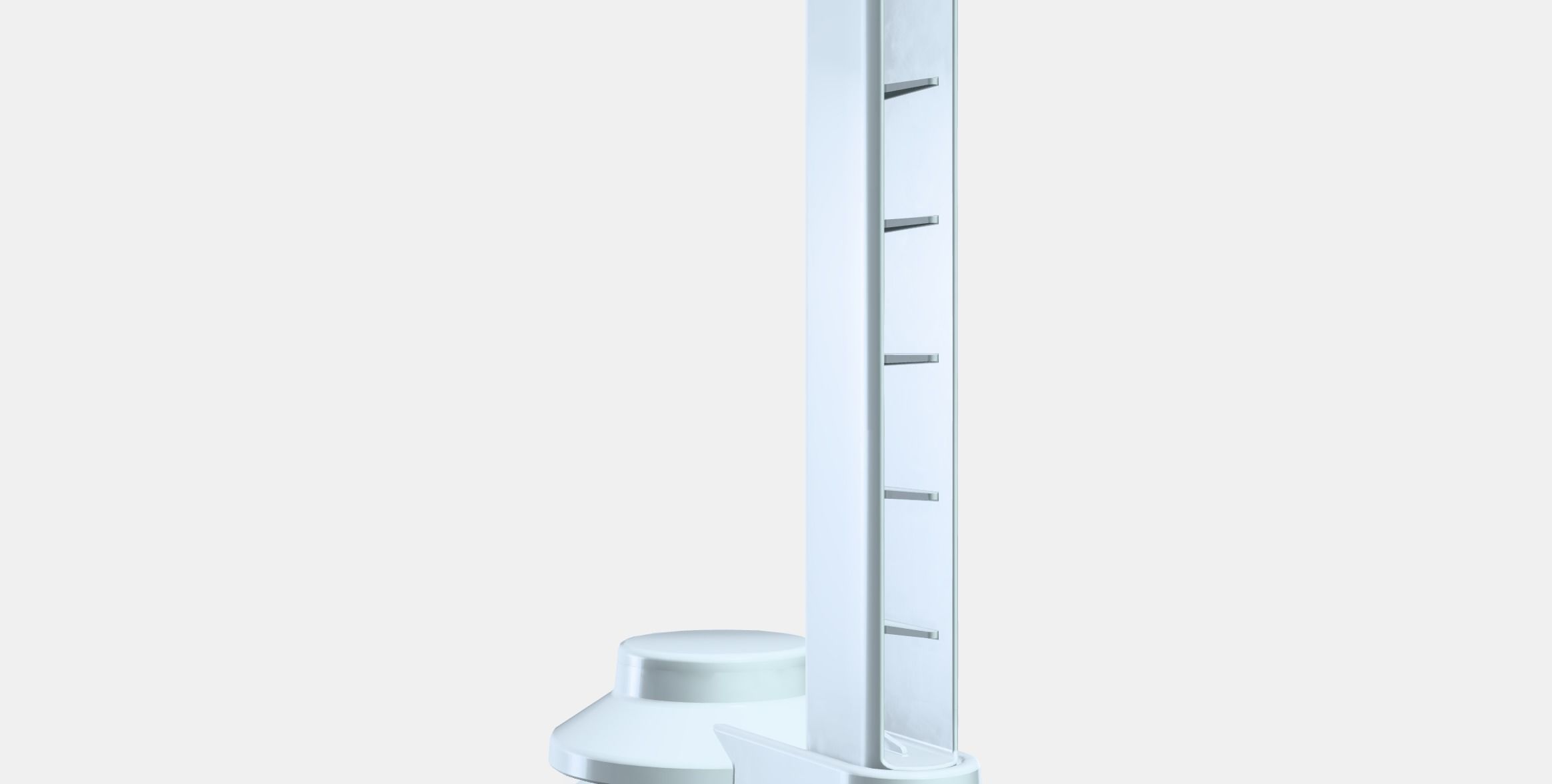 TISKEN Toilet roll holder with suction cup Low-poly 3D model_9