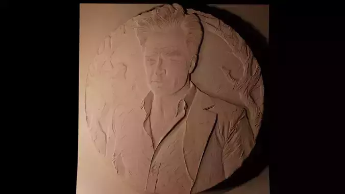 Conan OBrien CNC 3d Print High Relief Sand Casting