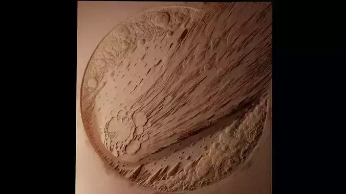 Comet CNC 3d Print High Relief Sand Casting 3D print model