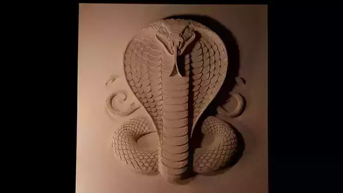 Cobra CNC 3d Print High Relief Sand Casting
