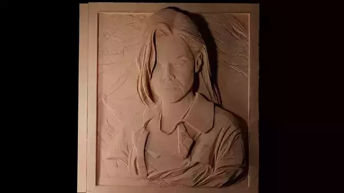 Clarice Starling CNC 3d Print High Relief Sand Casting
