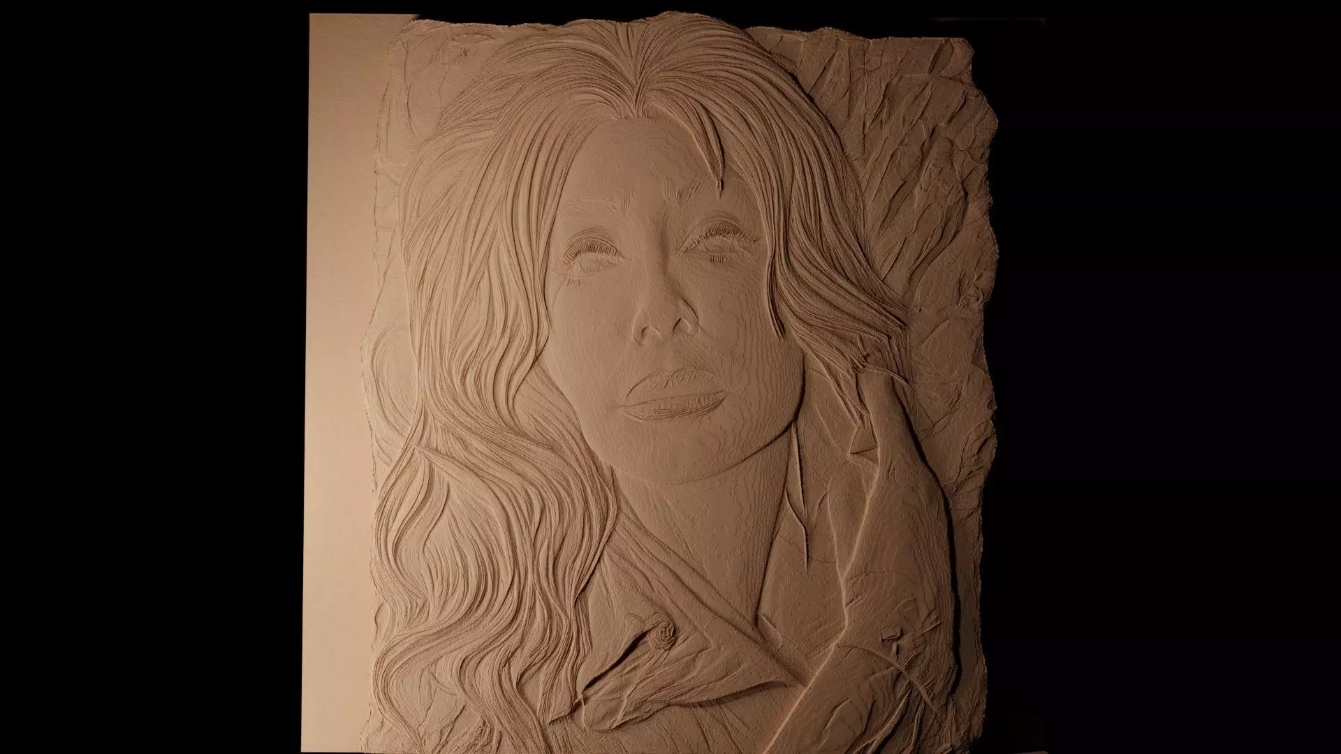 Cher CNC 3d Print High Relief Sand Casting 3D print model_0