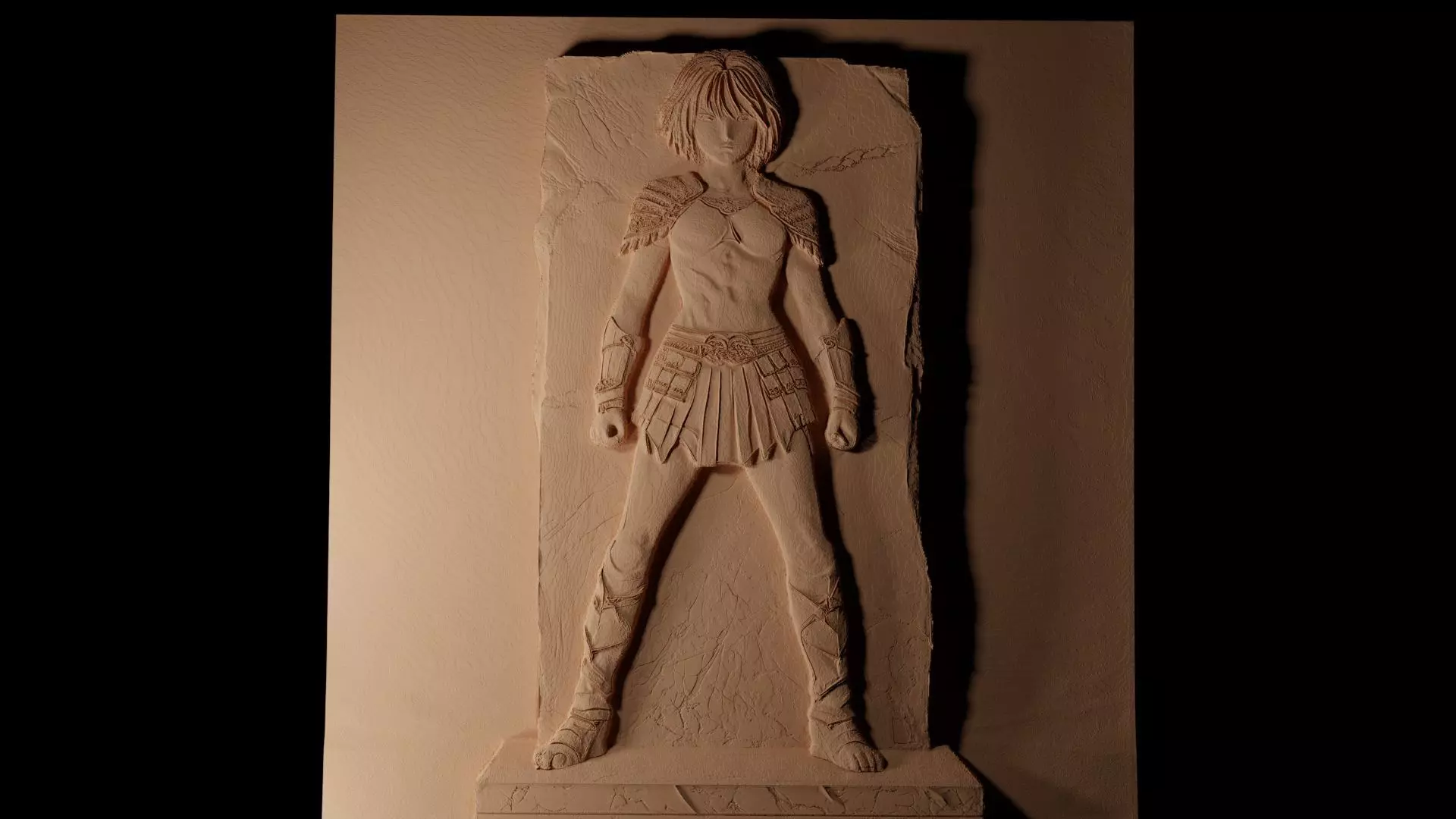 Casca Berserk CNC 3d Print High Relief Sand Casting 3D print model_0