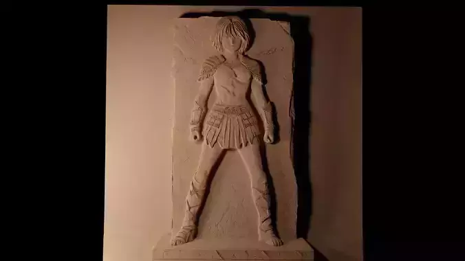 Casca Berserk CNC 3d Print High Relief Sand Casting