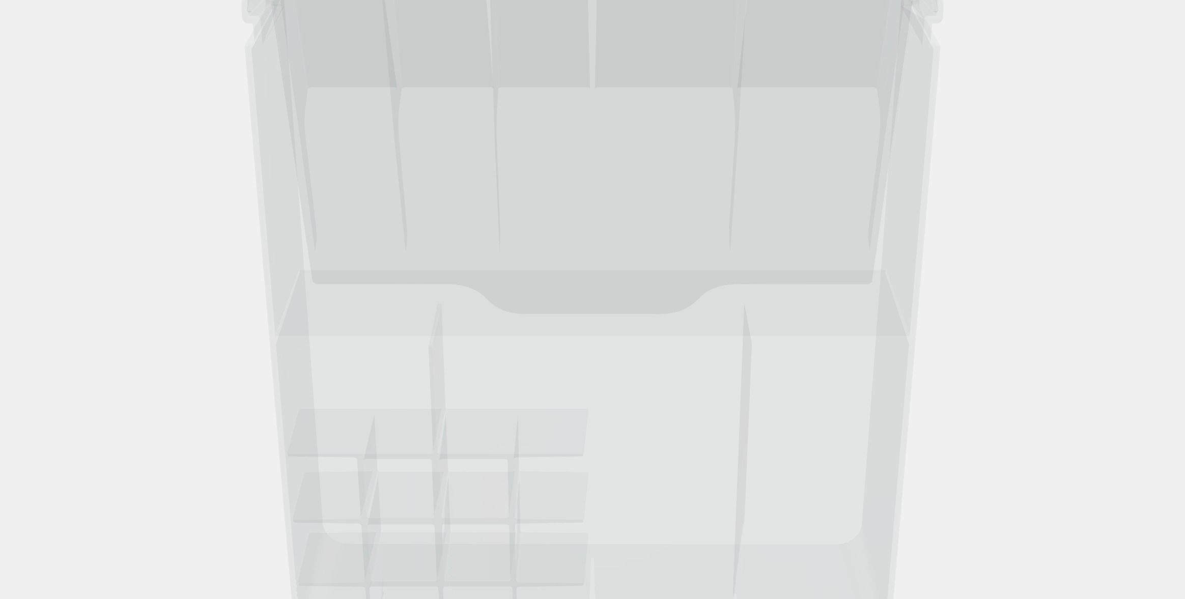 GODMORGON Box with compartments Low-poly 3D model_8