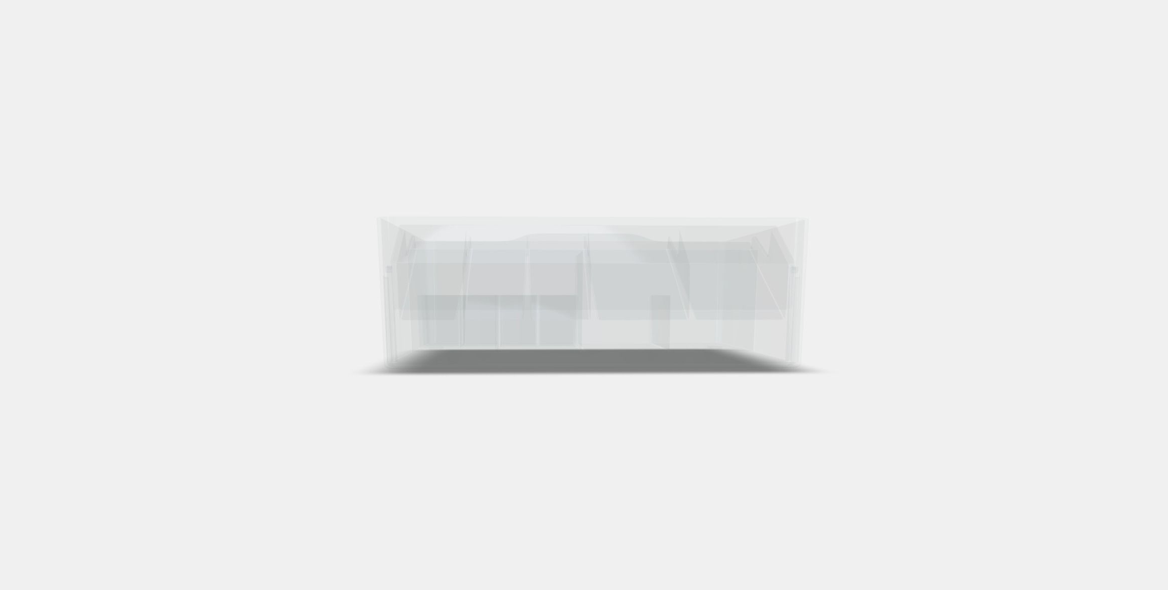 GODMORGON Box with compartments Low-poly 3D model_14