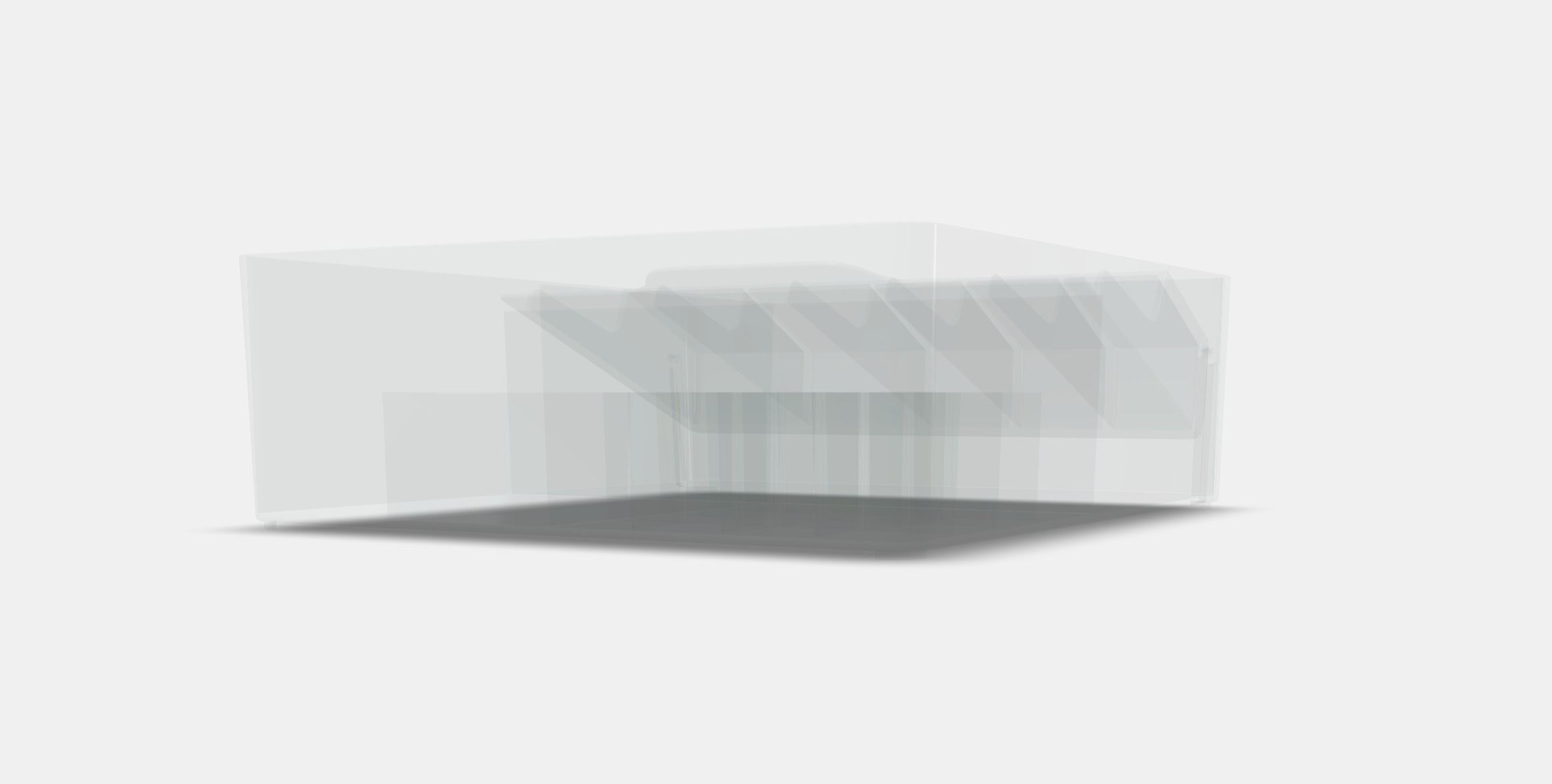 GODMORGON Box with compartments Low-poly 3D model_13