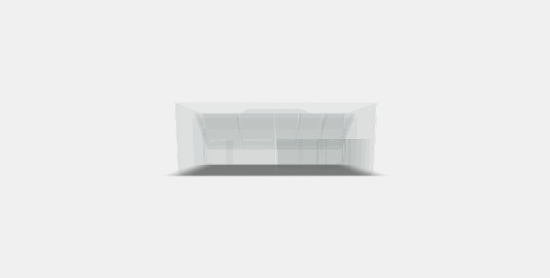 GODMORGON Box with compartments Low-poly 3D model_10