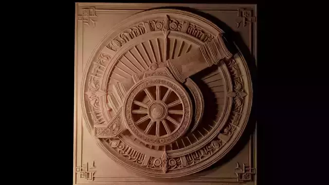 Cannon CNC 3d Print High Relief Sand Casting