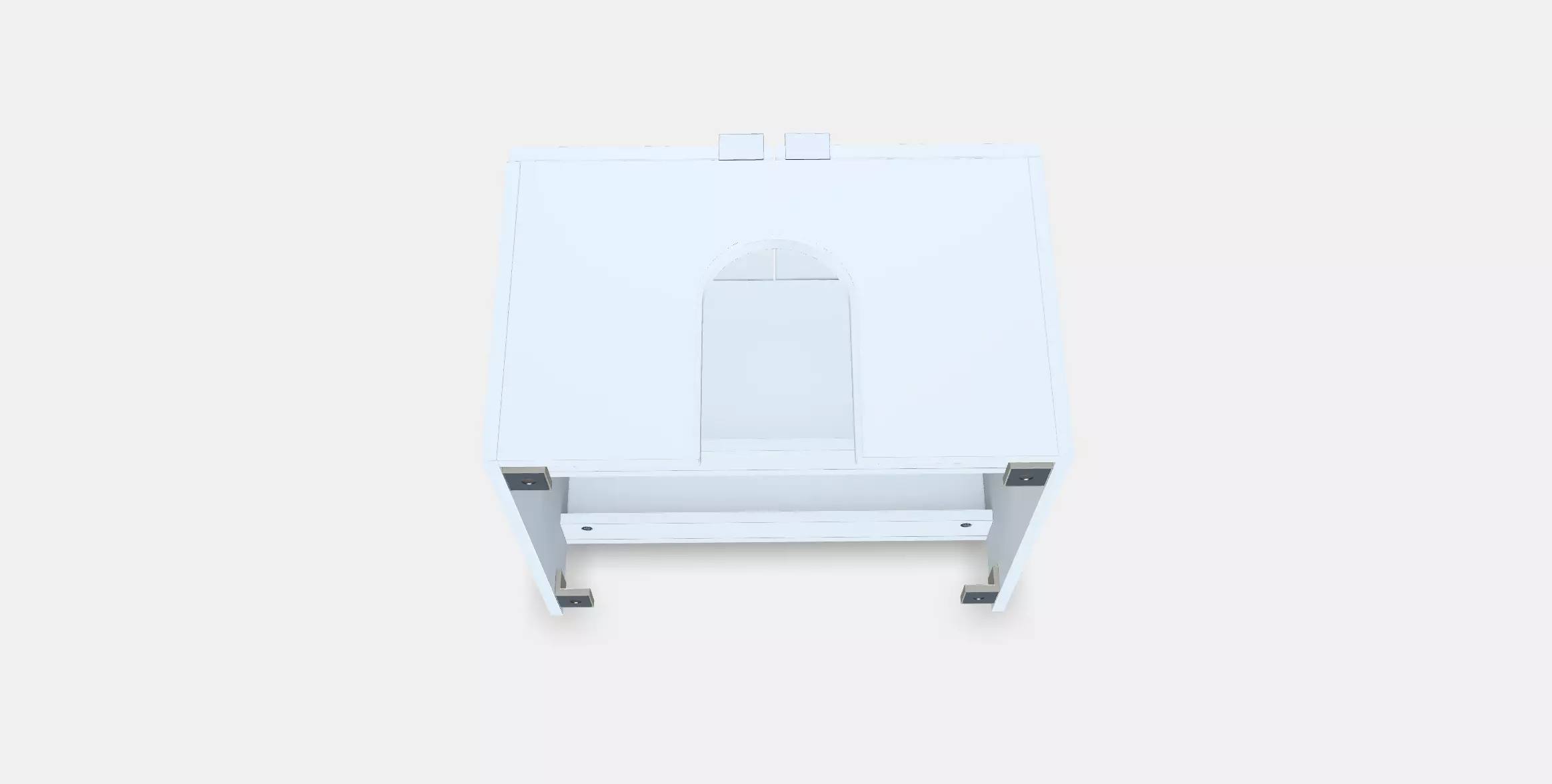GETRYGGEN Wash-basin base cabinet w 2 doors Low-poly 3D model_0