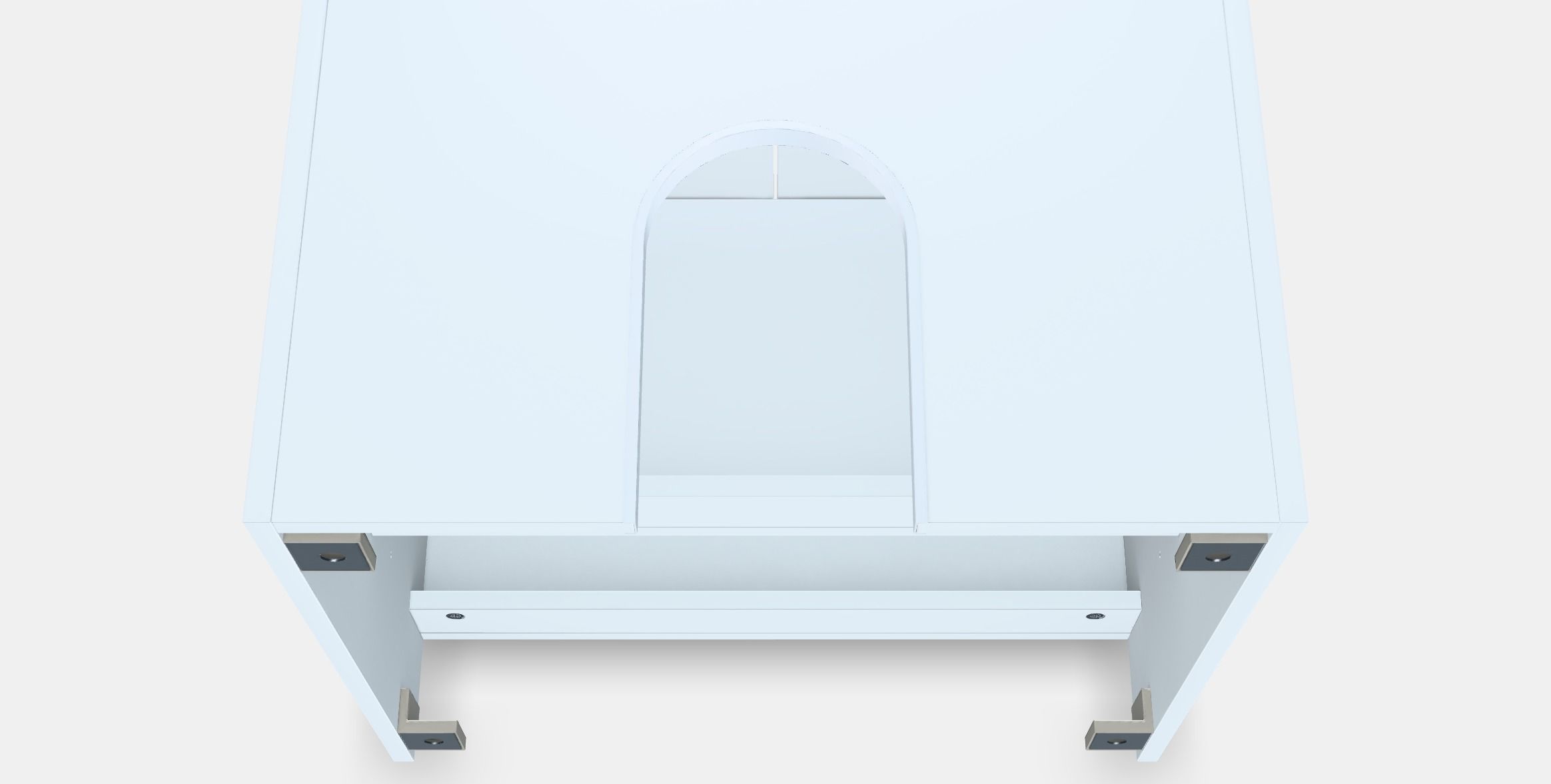 GETRYGGEN Wash-basin base cabinet w 2 doors Low-poly 3D model_5