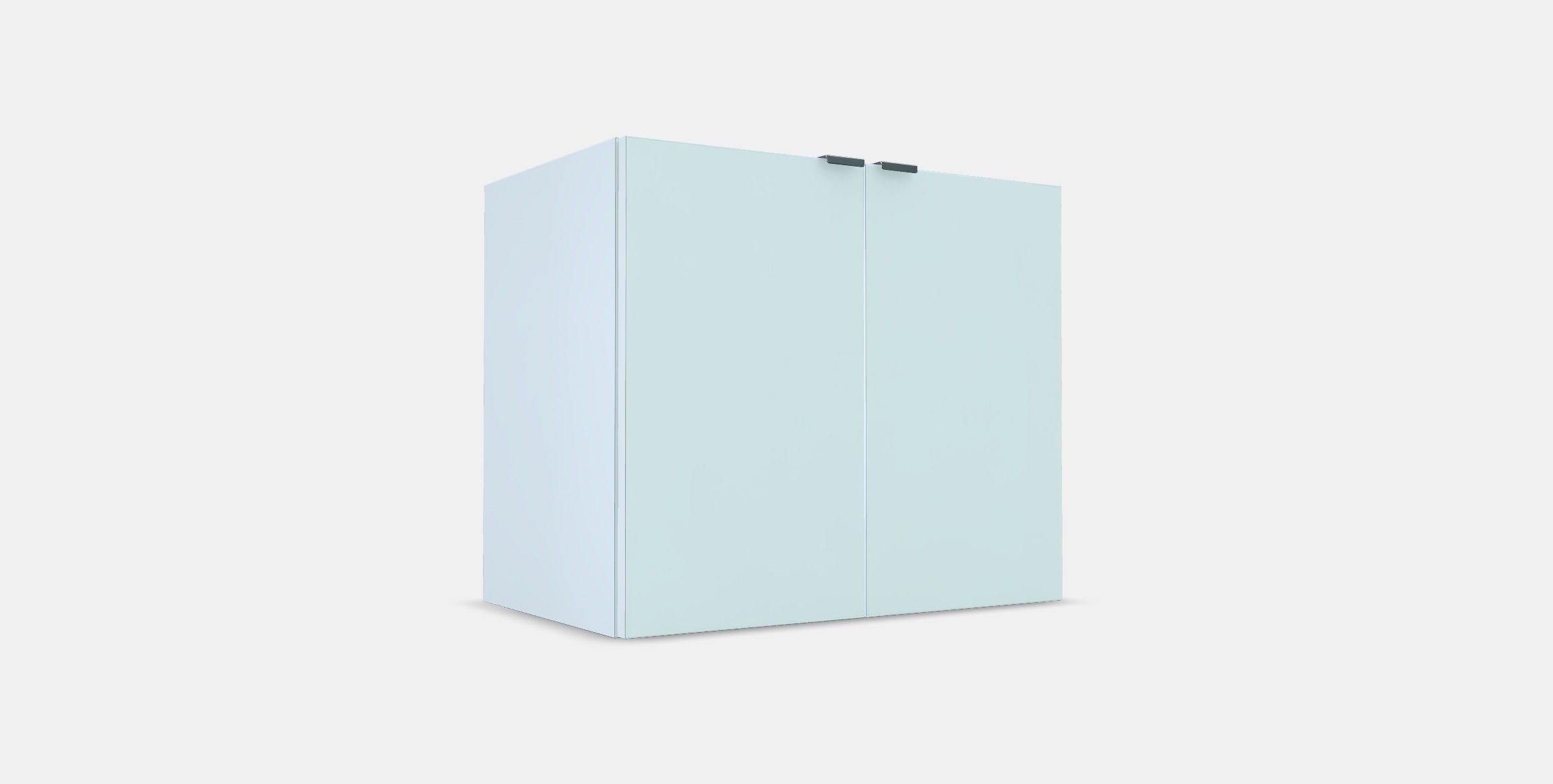 GETRYGGEN Wash-basin base cabinet w 2 doors Low-poly 3D model_2