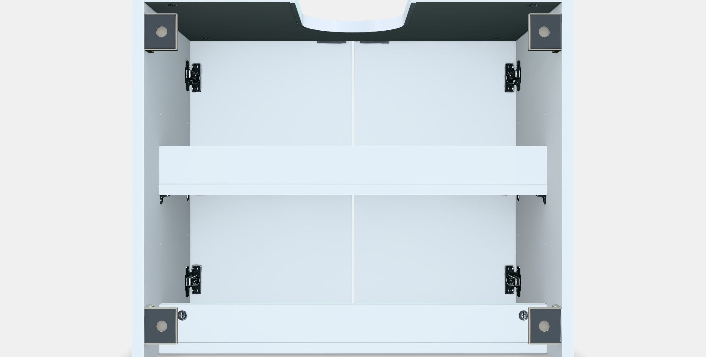 GETRYGGEN Wash-basin base cabinet w 2 doors Low-poly 3D model_15