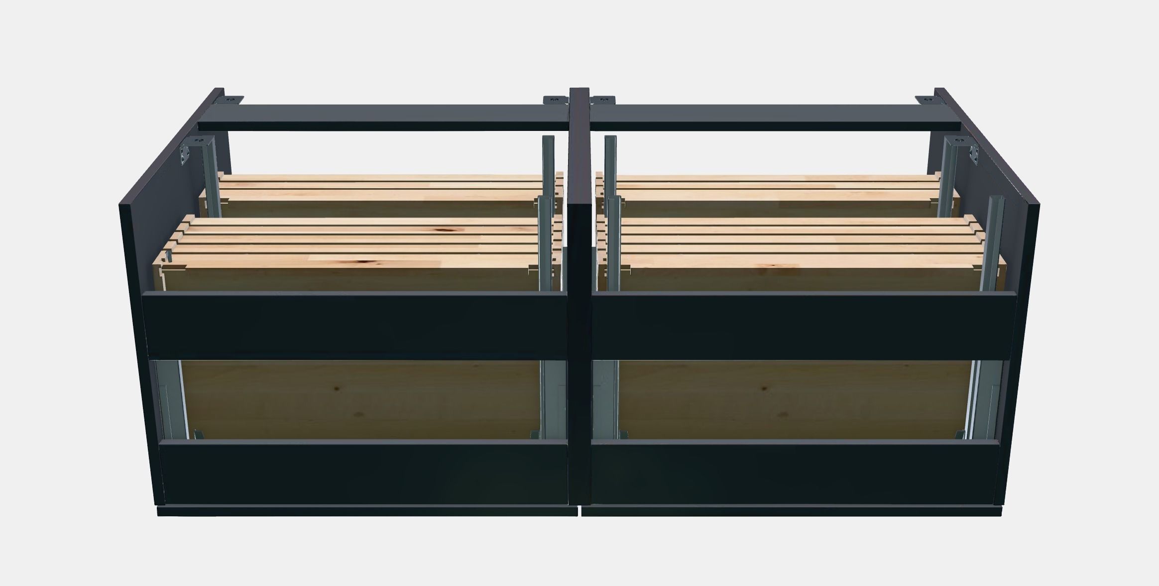 GODMORGON Wash-stand with 4 drawers Low-poly 3D model_8