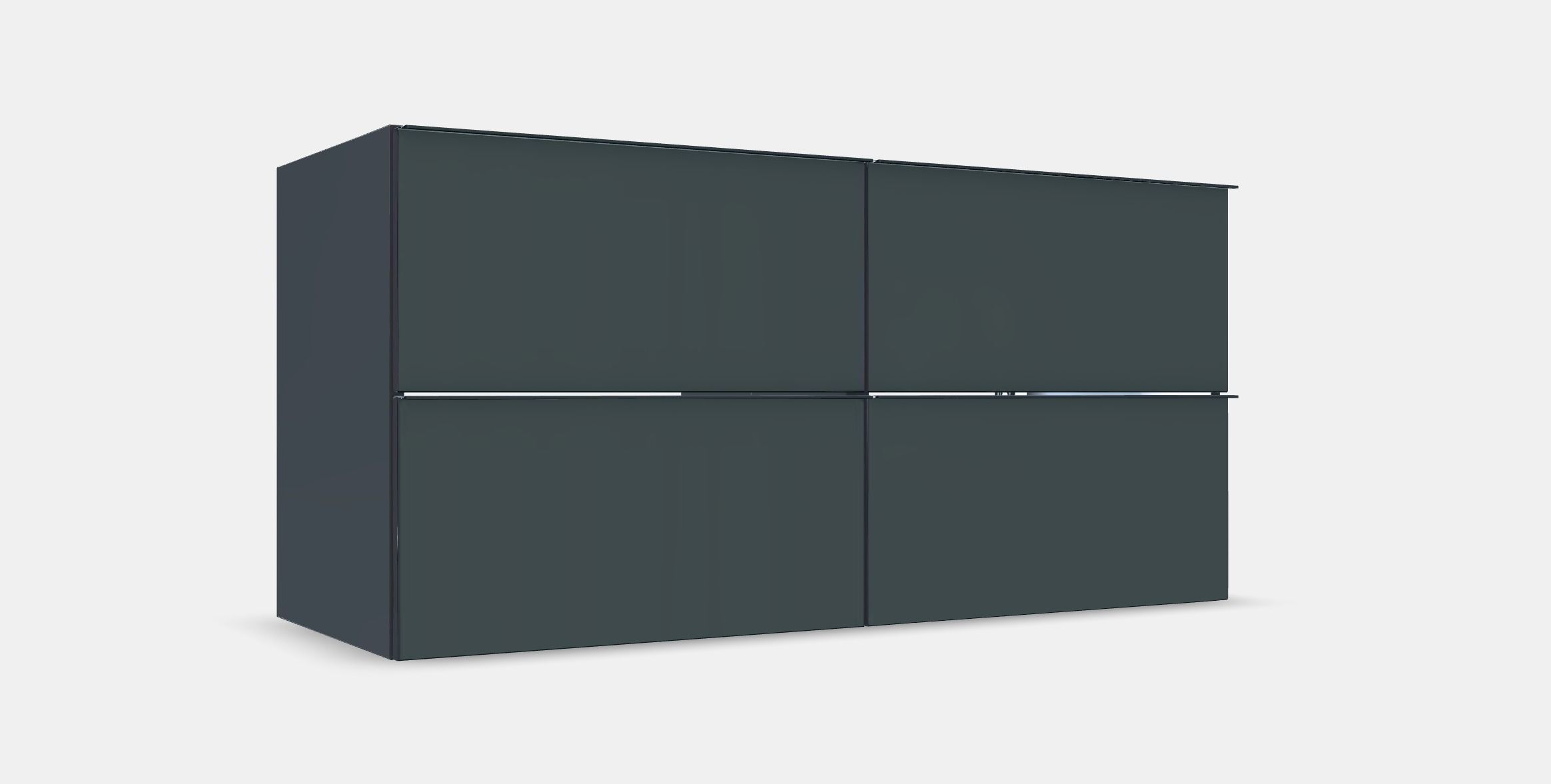 GODMORGON Wash-stand with 4 drawers Low-poly 3D model_9