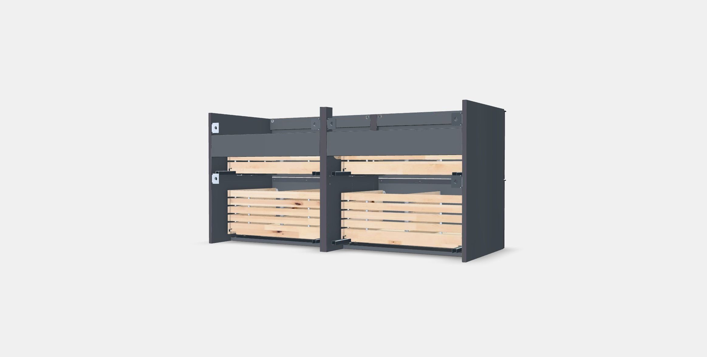 GODMORGON Wash-stand with 4 drawers Low-poly 3D model_3