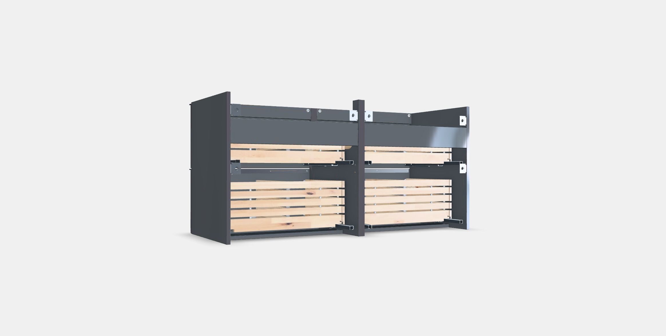 GODMORGON Wash-stand with 4 drawers Low-poly 3D model_16