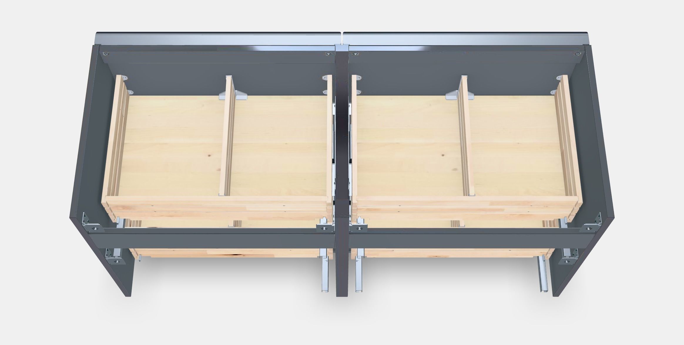 GODMORGON Wash-stand with 4 drawers Low-poly 3D model_5