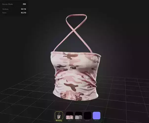 Military Pink Top PBR 4k 