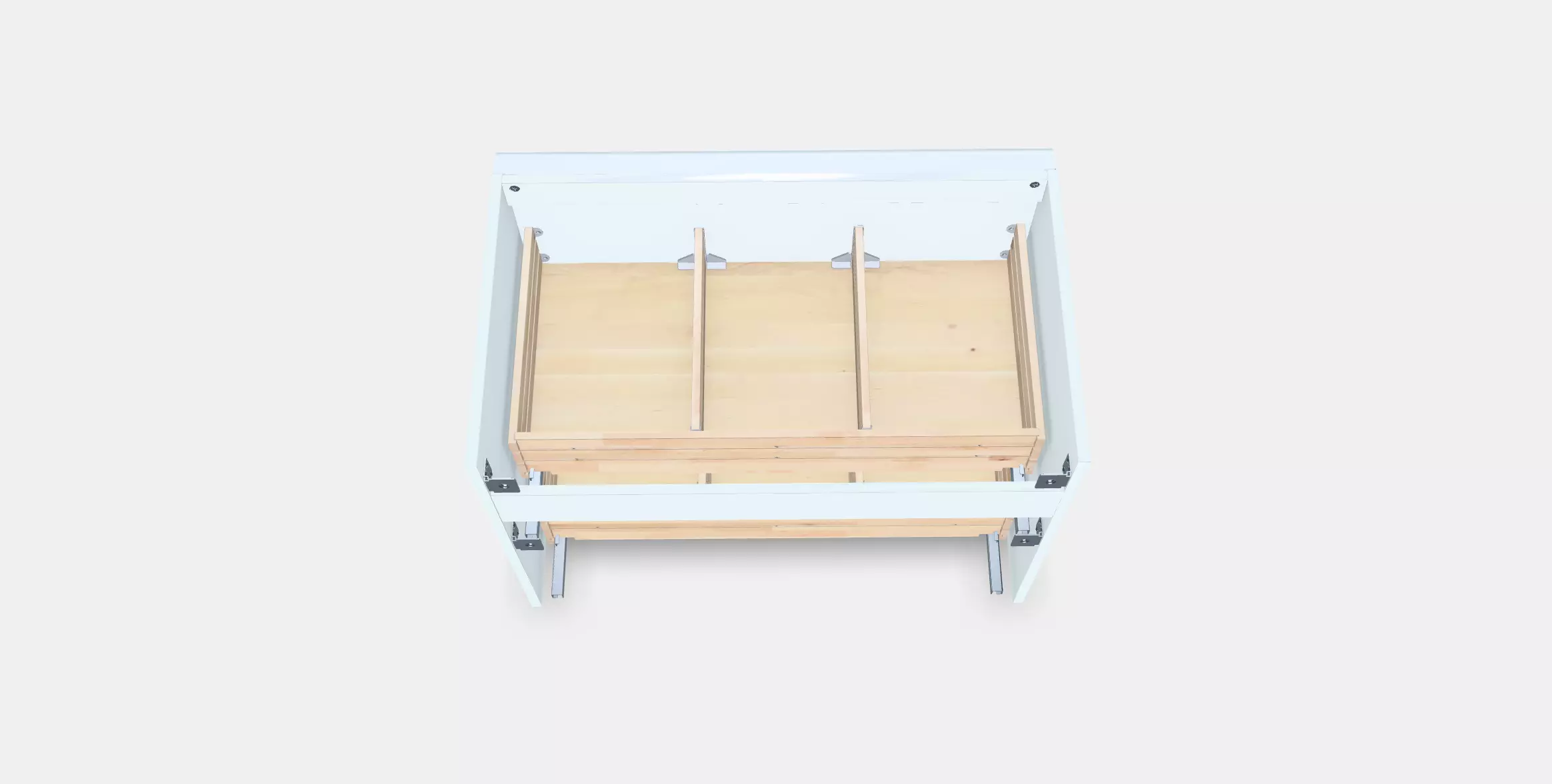 GODMORGON Wash-stand with 2 drawers Low-poly 3D model_0