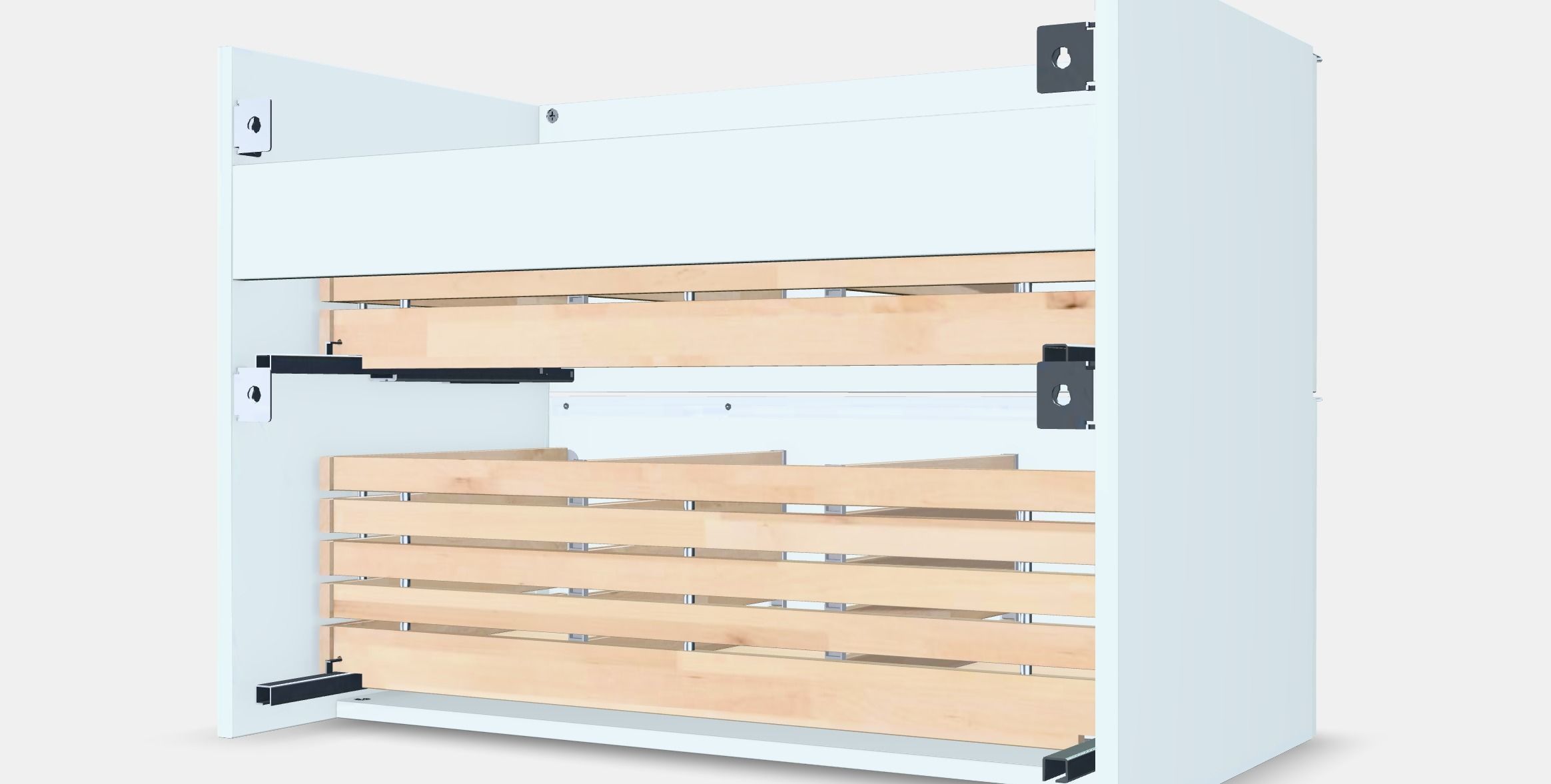 GODMORGON Wash-stand with 2 drawers Low-poly 3D model_6