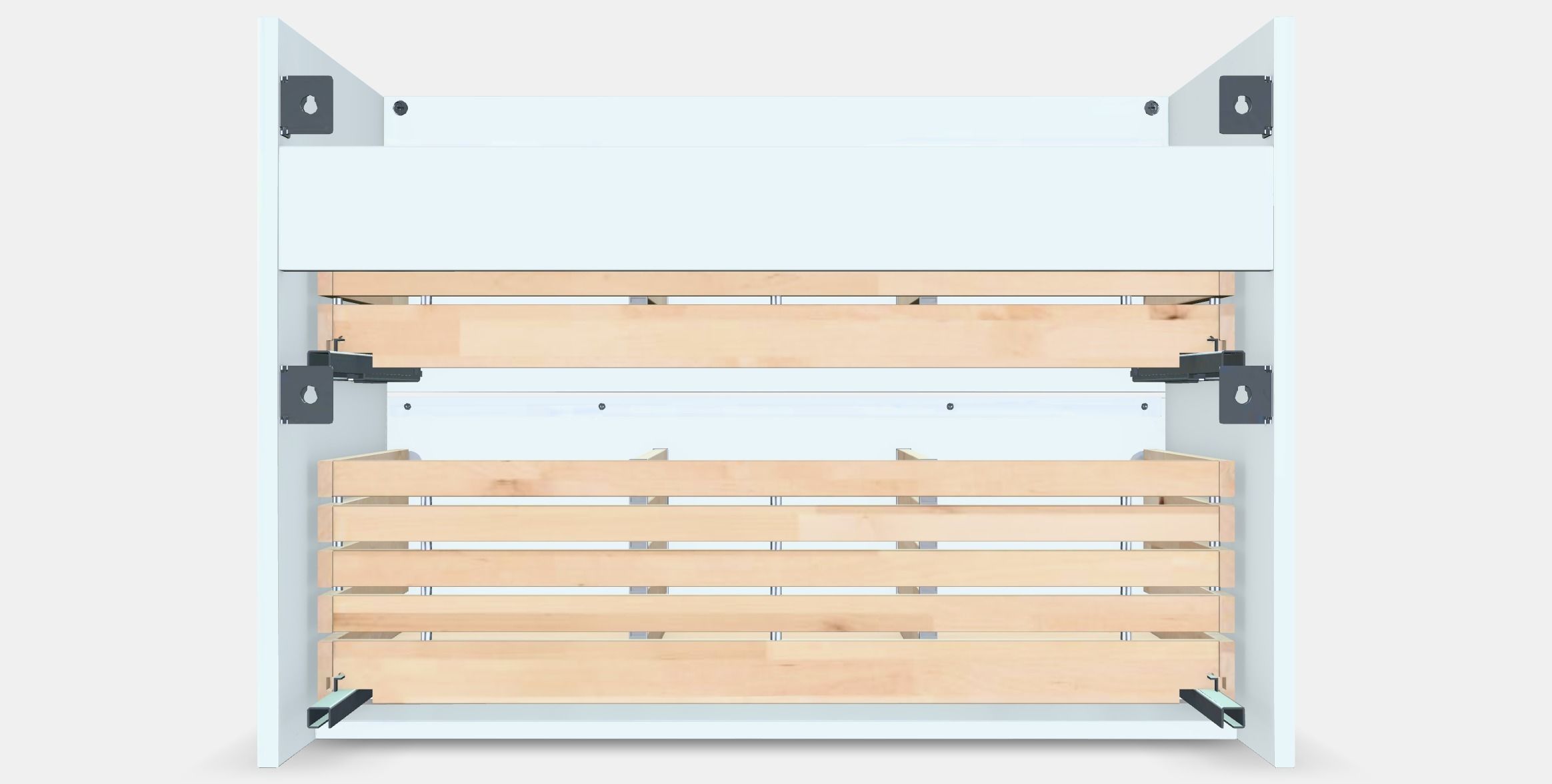 GODMORGON Wash-stand with 2 drawers Low-poly 3D model_15