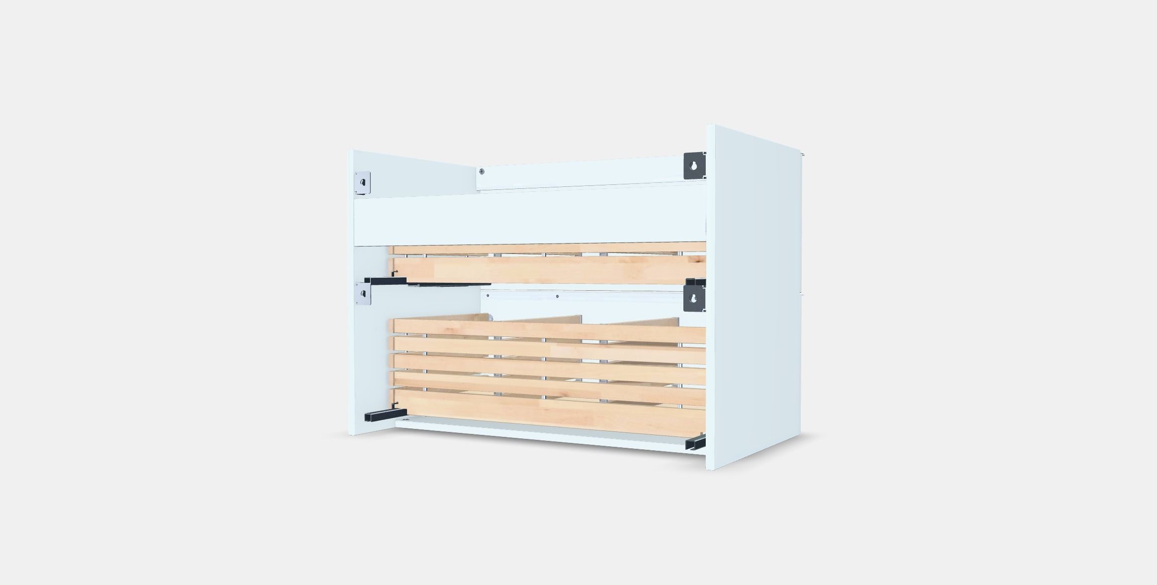 GODMORGON Wash-stand with 2 drawers Low-poly 3D model_4