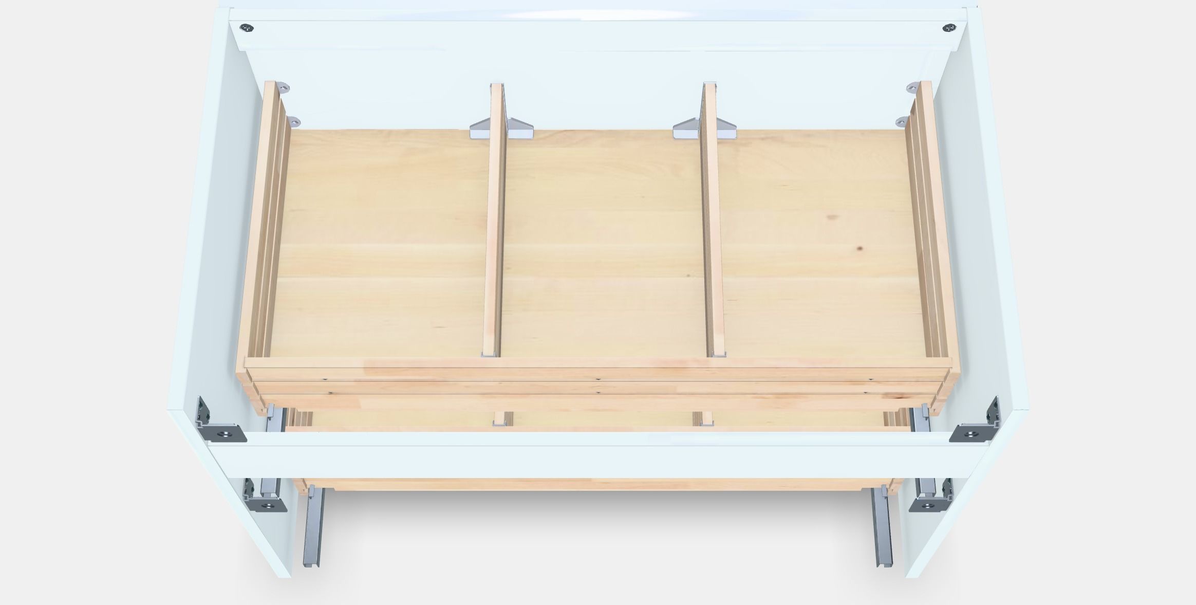 GODMORGON Wash-stand with 2 drawers Low-poly 3D model_5