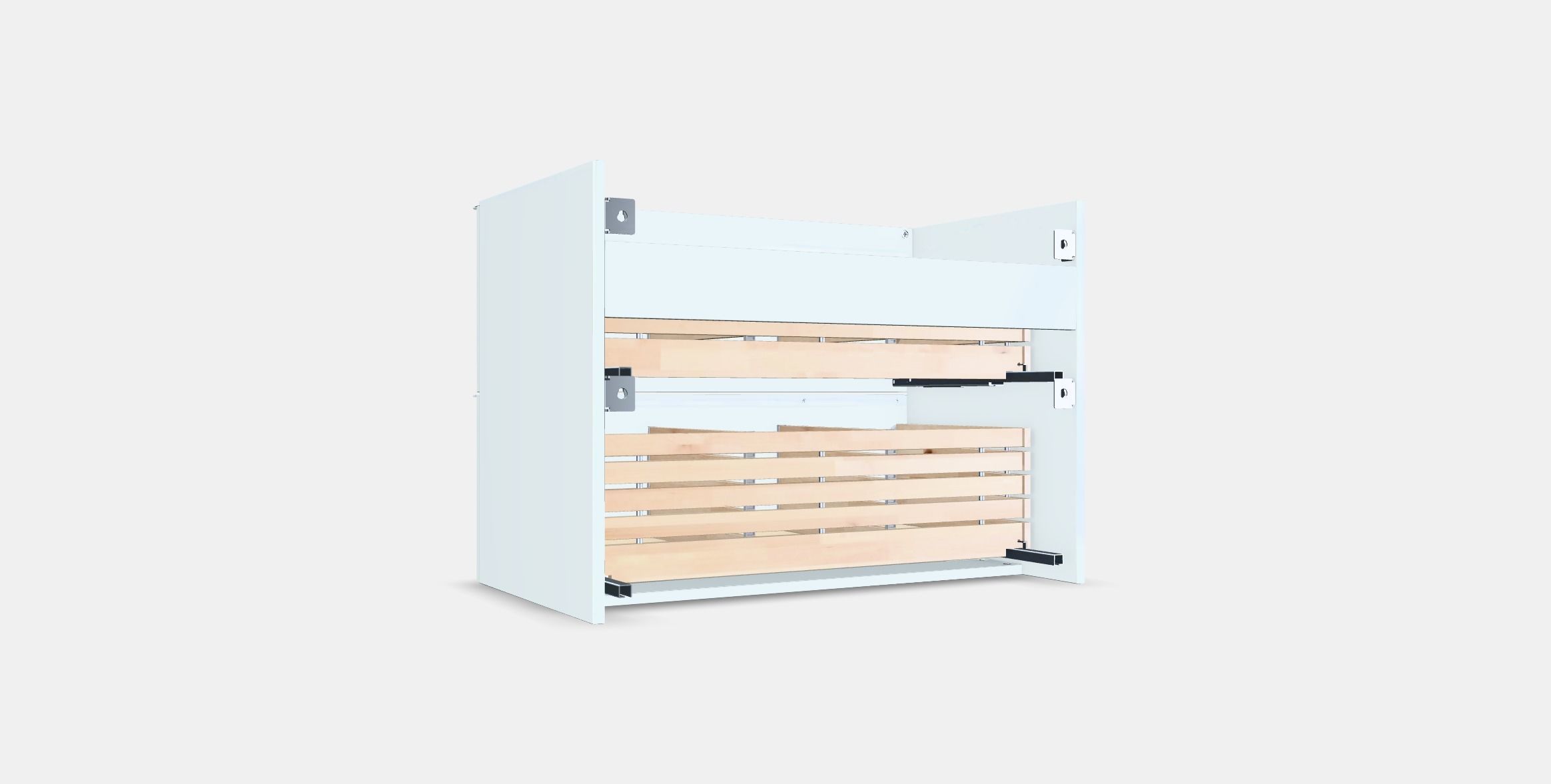 GODMORGON Wash-stand with 2 drawers Low-poly 3D model_16