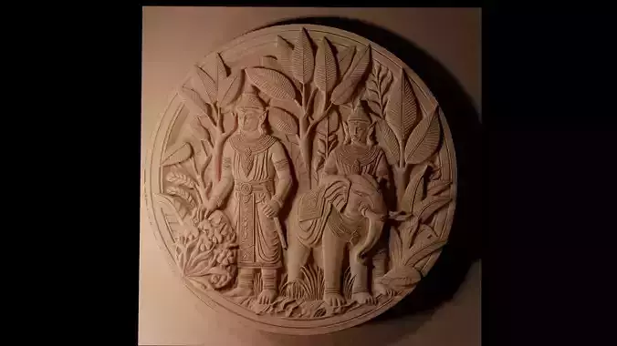 Brownies CNC 3d Print High Relief Sand Casting 3D print model