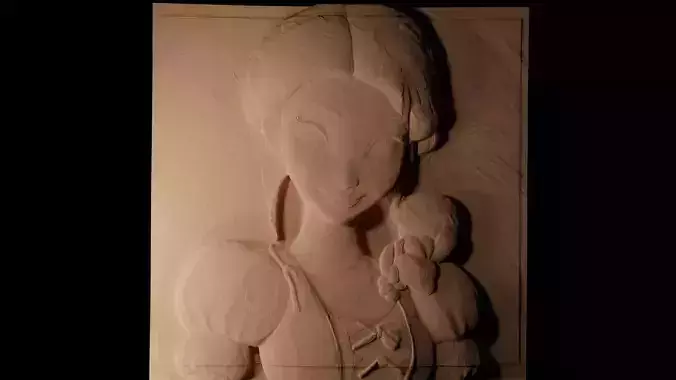 Blake Shelton Depth CNC 3d Print High Relief Sand Casting