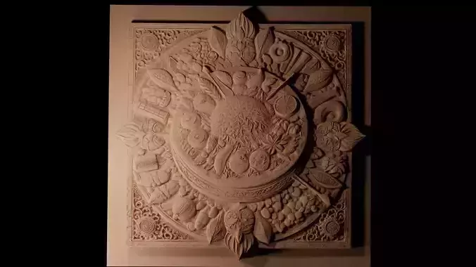 Biryani CNC 3d Print High Relief Sand Casting