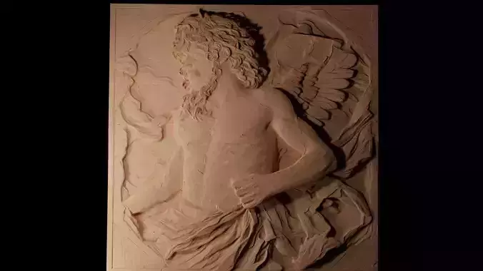 Belgarath The Belgariad CNC 3d Print High Relief Sand Casting 3D print model