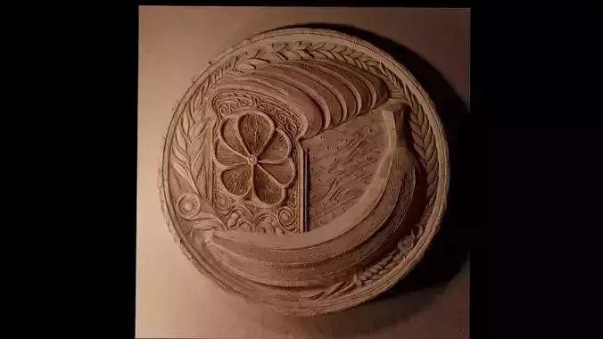 Banana Bread CNC 3d Print High Relief Sand Casting 3D print model