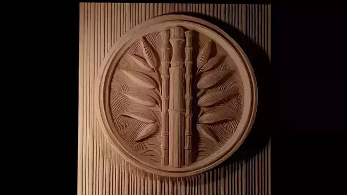 Bamboo CNC 3d Print High Relief Sand Casting