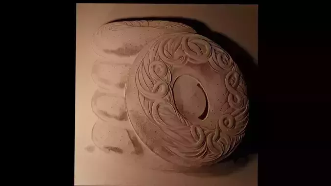 Bagels CNC 3d Print High Relief Sand Casting 3D print model